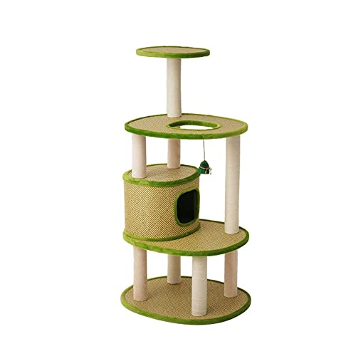 SITUVI wandkratzbaum Kratzbaum mit Kratz-Aktivitätszentrum, mit Zwinger und Katzenplattform, Höhe 116 cm, grün SITUVI wandkratzbaum Kratzbaum mit Kratz-Aktivitätszentrum, mit Zwinger und Katzenplattform, Höhe 116 cm, grün von SITUVI