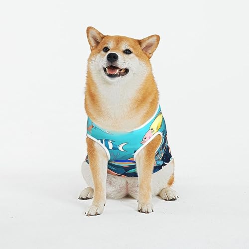 Siulas Klassische Hunde-Angstjacke, bequeme Haustierbekleidung für Katzen und Hunde, U-Boot-Delfin-Mantel für kleine, mittelgroße und große Hunde Siulas Klassische Hunde-Angstjacke, bequeme Haustierbekleidung für Katzen und Hunde, U-Boot-Delfin-Mantel für kleine, mittelgroße und große Hunde von SIULAS