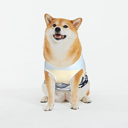 Siulas Klassische Hunde-Angstjacke, bequeme Haustierbekleidung für Katzen und Hunde, weiß verschneite Berge Mantel für kleine, mittelgroße und große Hunde Siulas Klassische Hunde-Angstjacke, bequeme Haustierbekleidung für Katzen und Hunde, weiß verschneite Berge Mantel für kleine, mittelgroße und große Hunde von SIULAS