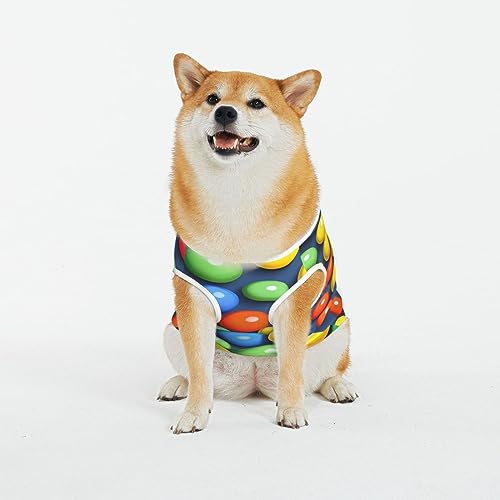 Siulas Klassische Hunde-Anxiety-Jacke, bequeme Haustierbekleidung für Katzen und Hunde, bunter Bälle, Mantel für kleine, mittelgroße und große Hunde Siulas Klassische Hunde-Anxiety-Jacke, bequeme Haustierbekleidung für Katzen und Hunde, bunter Bälle, Mantel für kleine, mittelgroße und große Hunde von SIULAS