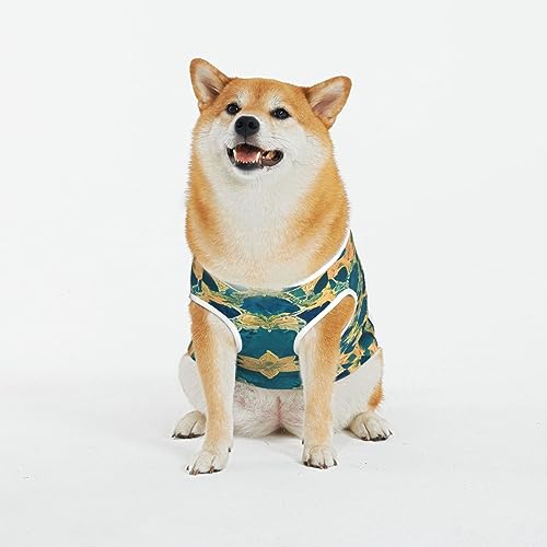 Siulas Klassische Hunde-Anxiety-Jacke, bequeme Haustierbekleidung für Katzen und Hunde, viereckiges Muster für kleine, mittelgroße und große Hunde von SIULAS