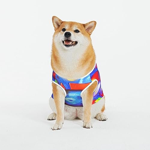 Siulas Klassische Hundeangstjacke, bequeme Haustierbekleidung für Katzen und Hunde, Cartoon-Universummantel für kleine, mittelgroße und große Hunde Siulas Klassische Hundeangstjacke, bequeme Haustierbekleidung für Katzen und Hunde, Cartoon-Universummantel für kleine, mittelgroße und große Hunde von SIULAS