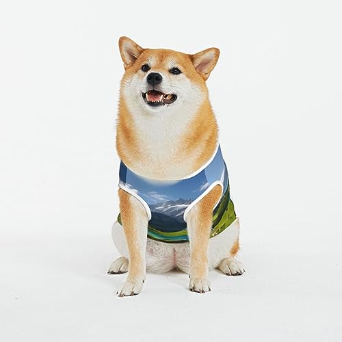 Siulas Klassische Hundeangstjacke, bequeme Haustierbekleidung für Katzen und Hunde, Highland Lake Landschaft Mantel für kleine, mittelgroße und große Hunde Siulas Klassische Hundeangstjacke, bequeme Haustierbekleidung für Katzen und Hunde, Highland Lake Landschaft Mantel für kleine, mittelgroße und große Hunde von SIULAS