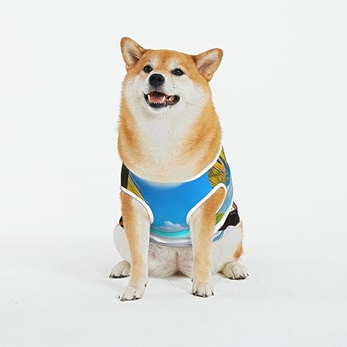 Siulas Klassische Hundeangstjacke, bequeme Haustierbekleidung für Katzen und Hunde, Malediven, Urlaubsmantel für kleine, mittelgroße und große Hunde Siulas Klassische Hundeangstjacke, bequeme Haustierbekleidung für Katzen und Hunde, Malediven, Urlaubsmantel für kleine, mittelgroße und große Hunde von SIULAS