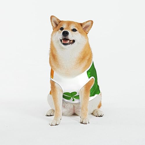 Siulas Klassische Hundeangstjacke, bequeme Haustierbekleidung für Katzen und Hunde, Mantel mit irischer Flagge für kleine, mittelgroße und große Hunde Siulas Klassische Hundeangstjacke, bequeme Haustierbekleidung für Katzen und Hunde, Mantel mit irischer Flagge für kleine, mittelgroße und große Hunde von SIULAS