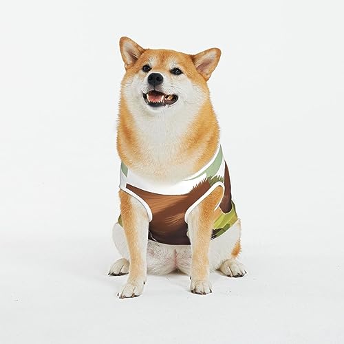 Siulas Klassische Hundeangstjacke, bequeme Haustierbekleidung für Katzen und Hunde, brauner Bärenmantel für kleine, mittelgroße und große Hunde von SIULAS