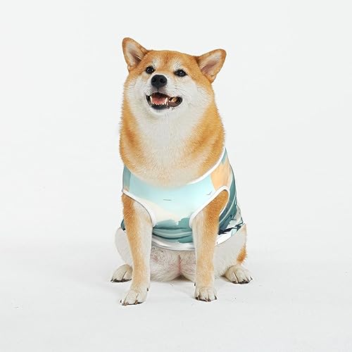 Siulas Klassische Hundeangstjacke, bequeme Haustierbekleidung für Katzen und Hunde, gefallene Blätter auf einem ruhigen Seenmantel für kleine, mittelgroße und große Hunde Siulas Klassische Hundeangstjacke, bequeme Haustierbekleidung für Katzen und Hunde, gefallene Blätter auf einem ruhigen Seenmantel für kleine, mittelgroße und große Hunde von SIULAS
