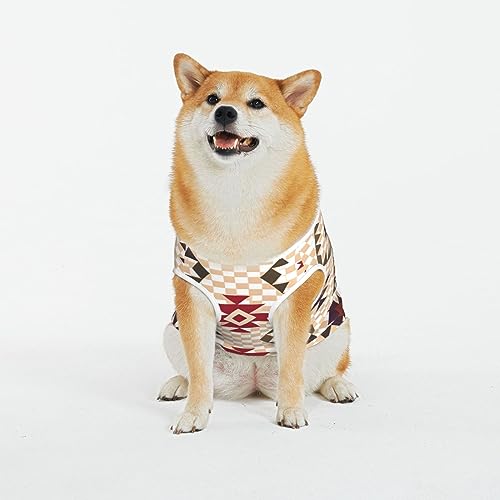 Siulas Klassische Hundeangstjacke, bequeme Haustierbekleidung für Katzen und Hunde, geometrischer Vektormantel für kleine, mittelgroße und große Hunde Siulas Klassische Hundeangstjacke, bequeme Haustierbekleidung für Katzen und Hunde, geometrischer Vektormantel für kleine, mittelgroße und große Hunde von SIULAS