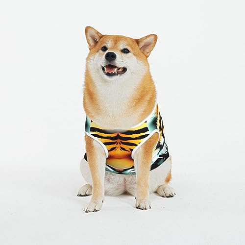Siulas Klassische Hundeangstjacke, bequeme Haustierbekleidung für Katzen und Hunde, kleiner dicker Tigerkopfmantel für kleine, mittelgroße und große Hunde Siulas Klassische Hundeangstjacke, bequeme Haustierbekleidung für Katzen und Hunde, kleiner dicker Tigerkopfmantel für kleine, mittelgroße und große Hunde von SIULAS