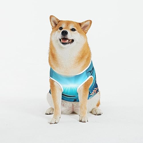 Siulas Klassische Hundejacke, bequeme Haustierbekleidung für Katzen und Hunde, Wale unter dem Meer, Mantel für kleine, mittelgroße und große Hunde Siulas Klassische Hundejacke, bequeme Haustierbekleidung für Katzen und Hunde, Wale unter dem Meer, Mantel für kleine, mittelgroße und große Hunde von SIULAS