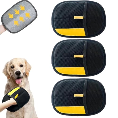 SIUVEY Haustierhaar-Entferner Handschuh,GlüHwein Haarentfernungshandschuh,Haarentfernungshandschuh FüR Haustiere,Tierhaar TschüSs,Fell Magnet Handschuh,Pet Hair Remover Glove von SIUVEY