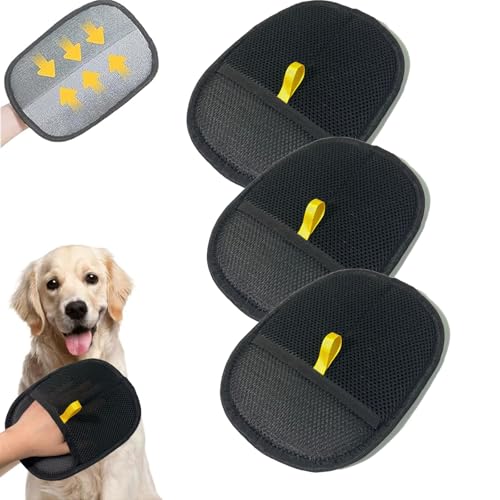 SIUVEY Haustierhaar-Entferner Handschuh,GlüHwein Haarentfernungshandschuh,Haarentfernungshandschuh FüR Haustiere,Tierhaar TschüSs,Fell Magnet Handschuh,Pet Hair Remover Glove von SIUVEY