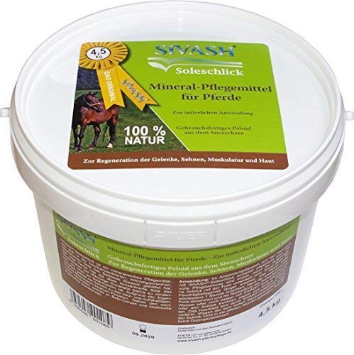 SIVASH-Soleschlick, 4,5kg. Mineral-Pflegemittel für Pferde zur äußerlichen Anwendung. Gebrauchsfertiges Peloid aus dem Siwaschsee. Zur Regeneration der Gelenke, Sehnen, Muskulatur und Haut SIVASH-Soleschlick, 4,5kg. Mineral-Pflegemittel für Pferde zur äußerlichen Anwendung. Gebrauchsfertiges Peloid aus dem Siwaschsee. Zur Regeneration der Gelenke, Sehnen, Muskulatur und Haut von SIVASH