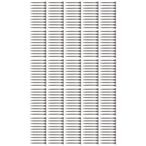 SIXRUN Hufeisennägel Hohe Härte Leicht für Pferdeliebhaber Hufschmiedwerkzeuge Tragbare Kohlenstoffstahl 250pcs für Tierische Haltung von SIXRUN