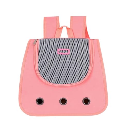 Haustier-Rucksack Faltbarer Tragbarer Haustier -Rucksack Für Kleine Hunde Und Katzen-Rosa-Weniger als 5 kg von SJFYB