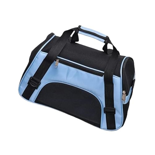 Haustier-Rucksack Haustier Tragbare Reisetasche-Blau-48x26x31cm von SJFYB