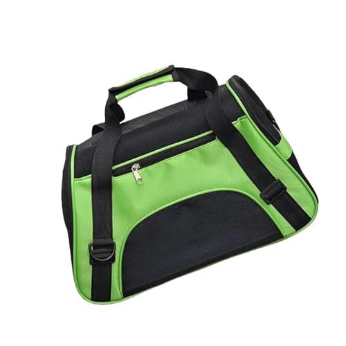 Haustier-Rucksack Haustier Tragbare Reisetasche-Grün-48x26x31cm von SJFYB