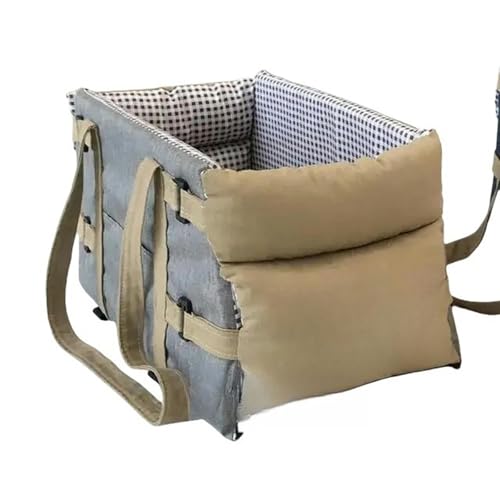Haustier-Rucksack Sitzverkehrssitz-Grau （42x22x22cm） von SJFYB