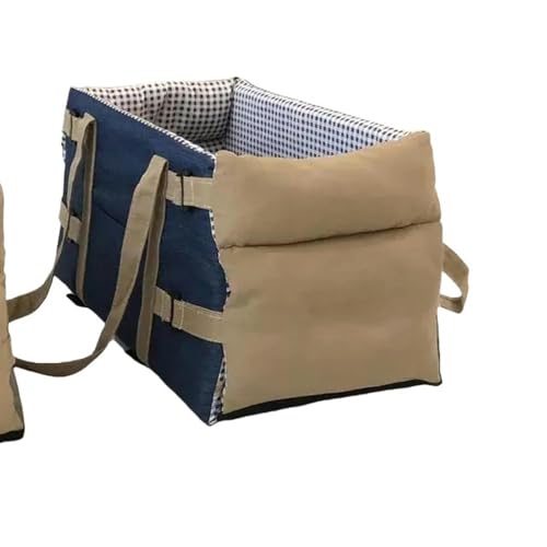 Haustier-Rucksack Sitzverkehrssitz-blau （42x22x22cm） von SJFYB