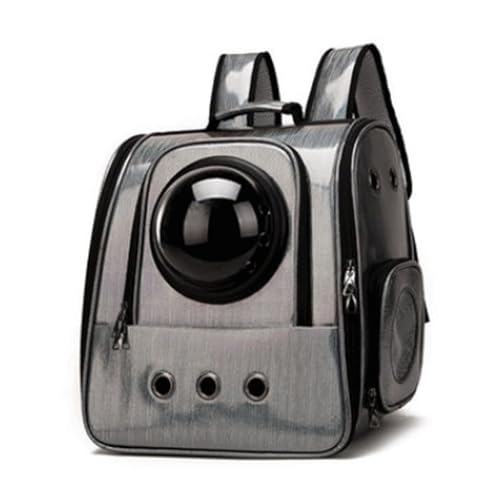 Belüften Sie den Haustier-Rucksack, tragbarer Reiserucksack for Haustiere, for kleine Haustierträger, for Reisen im Freien und for Wandern(Svart) von SJHDUNBW EUR