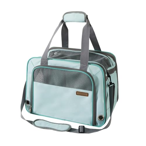 Belüfteter Haustier-Tragerucksack, faltbar, for kleine Hunde und Katzen, Aufbewahrungstasche for Reisen, Wandern und Outdoor(Groen) von SJHDUNBW EUR