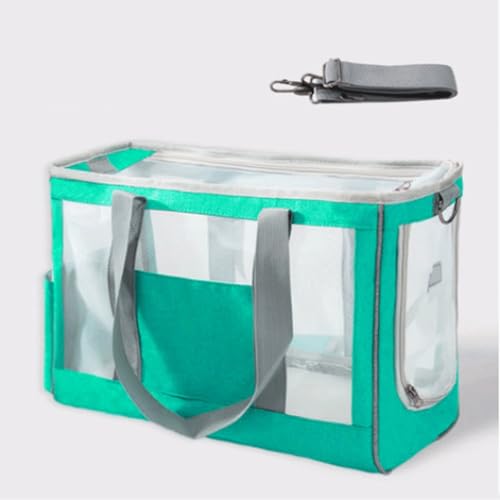 Faltbarer Katzen-Rucksackträger – Belüftete Haustier-Reisetasche for kleine Katzen und Hunde, for Wandern, Camping(Groen) von SJHDUNBW EUR