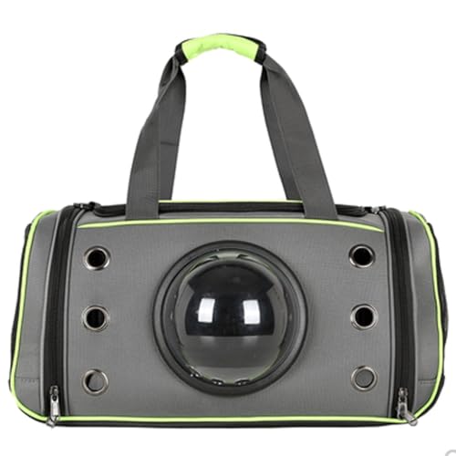Haustier-Rucksackträger for kleine Katzen und Hunde, tragbare Reisetasche for Haustiere mit atmungsaktivem Netz, leichte Verwendung im Freien(A,50 * 27 * 31cm) von SJHDUNBW EUR