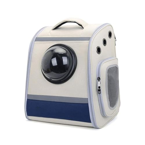 Haustier-Tragerucksack for kleine Katzen und Hunde, tragbarer Reise-Haustier-Tragerucksack for den Außenbereich(Blanc) von SJHDUNBW EUR