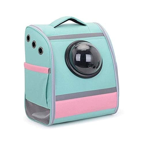 Haustier-Tragerucksack for kleine Katzen und Hunde, tragbarer Reise-Haustier-Tragerucksack for den Außenbereich(Groen) von SJHDUNBW EUR