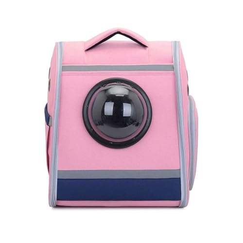 Haustier-Tragerucksack for kleine Katzen und Hunde, tragbarer Reise-Haustier-Tragerucksack for den Außenbereich(Rose) von SJHDUNBW EUR