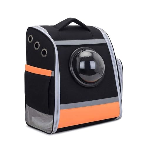 Haustier-Tragerucksack for kleine Katzen und Hunde, tragbarer Reise-Haustier-Tragerucksack for den Außenbereich(Svart) von SJHDUNBW EUR