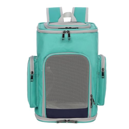 Haustiertrage-Rucksack, atmungsaktive, tragbare Reisetasche mit belüftetem Design, zusammenklappbar for Reisen, Outdoor-Camping(Groen) von SJHDUNBW EUR
