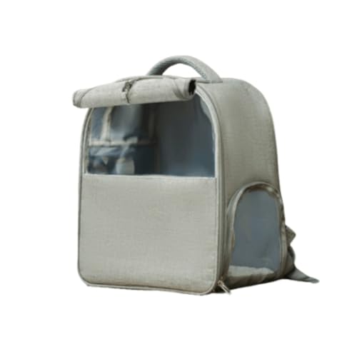 Katzen- und Hunderucksack mit atmungsaktivem Netz(Grey) von SJHDUNBW EUR