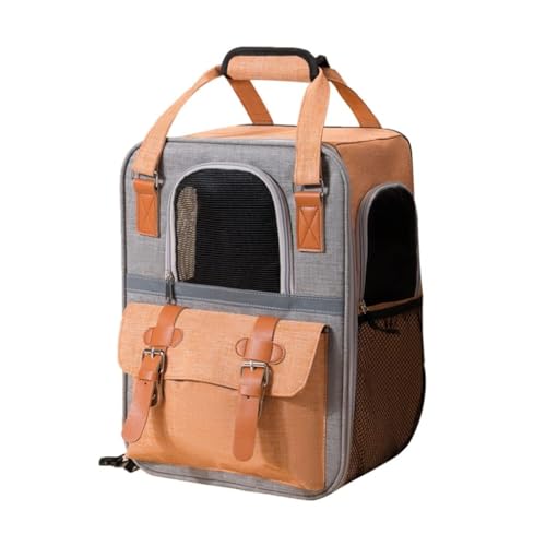Komfort-Haustierrucksack Katzenrucksack(Orange) von SJHDUNBW EUR