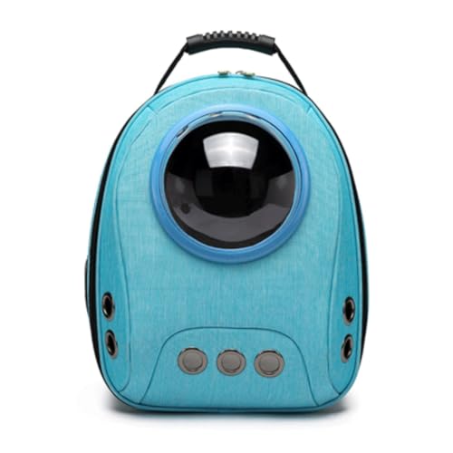 Tragbare Reisetasche for Haustiere, Rucksack for die Haustiertrage mit verstellbarem Schultergurt for kleine Katzen und Hunde(Bleu) von SJHDUNBW EUR