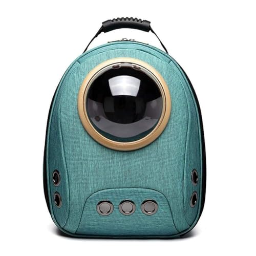 Tragbare Reisetasche for Haustiere, Rucksack for die Haustiertrage mit verstellbarem Schultergurt for kleine Katzen und Hunde(Groen) von SJHDUNBW EUR