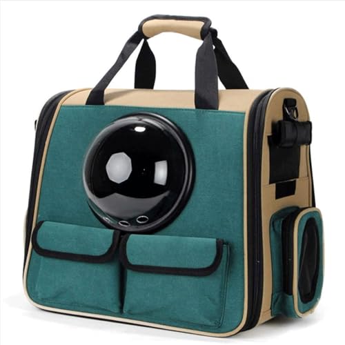 Tragbarer Haustier-Rucksack mit Luftblasen und Belüftungsnetz for kleine Katzen und Hunde(B-Green) von SJHDUNBW EUR