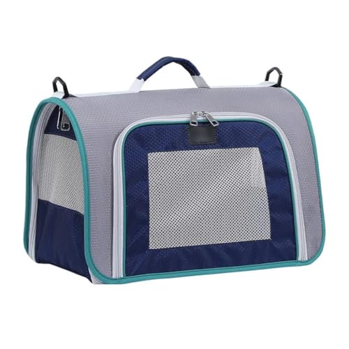 Tragetasche for Haustiere mit integrierter Seilschnalle, zusammenklappbarer, bequemer Rucksack for Hunde und Katzen for Reisen im Freien(D,L) von SJHDUNBW EUR