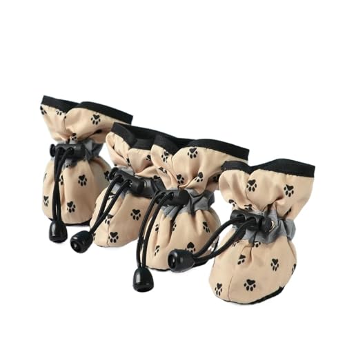 SJHFKDK Hundeschuhe Pfotenschutz Outdoor Hundeschuhe for kleine große Hunde Haustier Anti-Rutsch-Stiefel weiche Socken Outdoor-Welpen(XL) von SJHFKDK