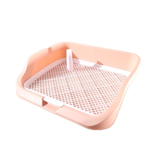 Herausnehmbare Haustiertoilette Erhöhtes Gehäuse Hundetöpfchen Mit Führungssäule Tragbare Haustiertoilette Leicht Zu Reinigen Für Kleine Und Mittlere Hunde 54x45x13centimetr/21.3x17.7x5.1"(Pink) Herausnehmbare Haustiertoilette Erhöhtes Gehäuse Hundetöpfchen Mit Führungssäule Tragbare Haustiertoilette Leicht Zu Reinigen Für Kleine Und Mittlere Hunde 54x45x13centimetr/21.3x17.7x5.1"(Pink) von SJJALAKAJA