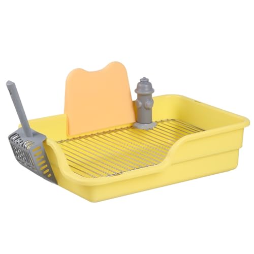 Hundetoilette Für Kleine Und Mittelgroße Hunde, Haustiertöpfchen Mit Klappen Spritzwassergeschützt Leicht Zu Reinigen Hundetöpfchen Für Den Innenbereich Für Das Hundetoiletten-Training Leicht Zu Trage Hundetoilette Für Kleine Und Mittelgroße Hunde, Haustiertöpfchen Mit Klappen Spritzwassergeschützt Leicht Zu Reinigen Hundetöpfchen Für Den Innenbereich Für Das Hundetoiletten-Training Leicht Zu Trage von SJJALAKAJA