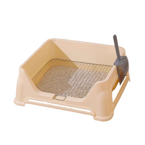 SJJALAKAJA Haustier Hundetoilette Erhöhtes Gehäuse Spritzwassergeschützt Rutschfester Gepolsterter Boden Mit Edelstahl-Netzrahmen Spot-Toilette Leicht Zu Reinigen Geteilte Ausführung(Multi-Colored) SJJALAKAJA Haustier Hundetoilette Erhöhtes Gehäuse Spritzwassergeschützt Rutschfester Gepolsterter Boden Mit Edelstahl-Netzrahmen Spot-Toilette Leicht Zu Reinigen Geteilte Ausführung(Multi-Colored) von SJJALAKAJA