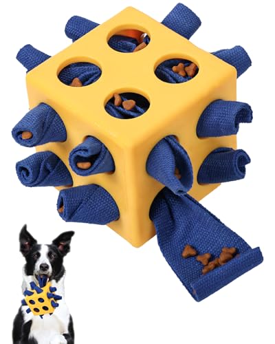Interaktives Puzzle-Hundespielzeug, fördert natürliche Futtersuchfähigkeit, langlebiges Hundeanreicherungsspielzeug, Schnüffelwürfel, Stoffstreifen mit Versteck- und Suchfutter, langsamer Fütterer für Interaktives Puzzle-Hundespielzeug, fördert natürliche Futtersuchfähigkeit, langlebiges Hundeanreicherungsspielzeug, Schnüffelwürfel, Stoffstreifen mit Versteck- und Suchfutter, langsamer Fütterer für von SJPNVUS