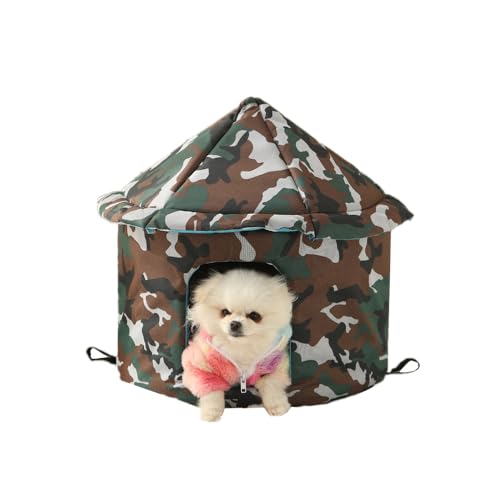 Katzenhaus Draußen Hundehaus Wasserdicht Katzenhöhle Indoor und Outdoor Haustierhaus Faltbare Hundehütte mit Abnehmbarem Matte Katzennisch Hunde Nische Für Kaninchen, Streuner Haustiere Katzenhaus Draußen Hundehaus Wasserdicht Katzenhöhle Indoor und Outdoor Haustierhaus Faltbare Hundehütte mit Abnehmbarem Matte Katzennisch Hunde Nische Für Kaninchen, Streuner Haustiere von SJTJSPX