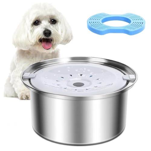 Auslaufsicherer Hundenapf, 3 l, mit Filter, kein Verschütten, spritzwassergeschützt, für Hunde, Katzen Auslaufsicherer Hundenapf, 3 l, mit Filter, kein Verschütten, spritzwassergeschützt, für Hunde, Katzen von SJWJWOO