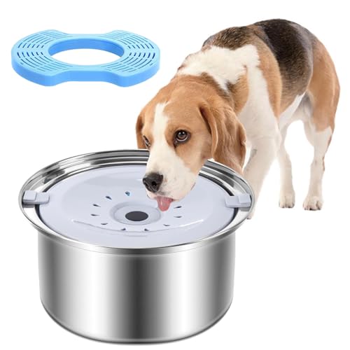 Auslaufsicherer Hundenapf, 3 l, mit Filter, kein Verschütten, spritzwassergeschützt, kein Durcheinander, Wassernapf für Hunde, Katzen und Haustiere Auslaufsicherer Hundenapf, 3 l, mit Filter, kein Verschütten, spritzwassergeschützt, kein Durcheinander, Wassernapf für Hunde, Katzen und Haustiere von SJWJWOO