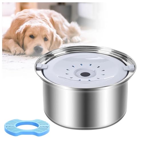 Auslaufsicherer Hundenapf, 3 l, mit Filter, kein Verschütten, spritzwassergeschützt, kein Tropfen, Wassernapf für Hunde, Katzen und Haustiere Auslaufsicherer Hundenapf, 3 l, mit Filter, kein Verschütten, spritzwassergeschützt, kein Tropfen, Wassernapf für Hunde, Katzen und Haustiere von SJWJWOO