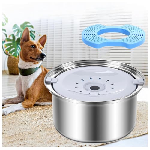 Auslaufsicherer Hundenapf, 3 l, mit Filter, kein Verschütten, spritzwassergeschützt, kein Verschütten, fahrzeugtransportierter Reise-Wasserspender für Hunde, Katzen Auslaufsicherer Hundenapf, 3 l, mit Filter, kein Verschütten, spritzwassergeschützt, kein Verschütten, fahrzeugtransportierter Reise-Wasserspender für Hunde, Katzen von SJWJWOO