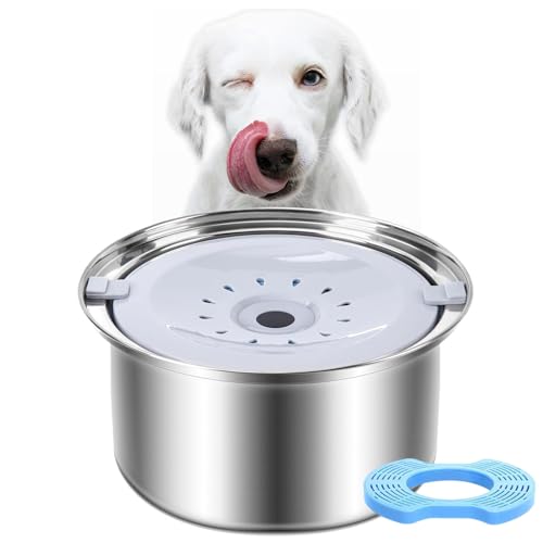 Langsamer Wassernapf für Hunde, 3 l, mit Filter, kein Verschütten, spritzwassergeschützt, kein Durcheinander, Fahrzeug, Reise-Wassernapf für Hunde, Katzen und Haustiere Langsamer Wassernapf für Hunde, 3 l, mit Filter, kein Verschütten, spritzwassergeschützt, kein Durcheinander, Fahrzeug, Reise-Wassernapf für Hunde, Katzen und Haustiere von SJWJWOO