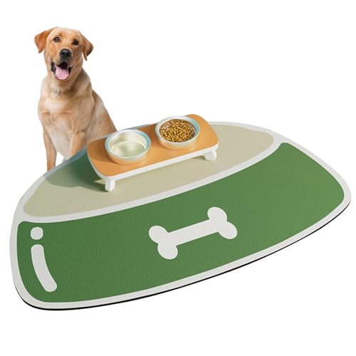 Matte für Hundefutter und Wassernäpfe, für Futter und Wasser, schnell trocknend, Gummi, leicht zu reinigen und keine Flecken, Haustier-Futtermatte, geeignet für die Verwendung mit mehreren Haustieren, Matte für Hundefutter und Wassernäpfe, für Futter und Wasser, schnell trocknend, Gummi, leicht zu reinigen und keine Flecken, Haustier-Futtermatte, geeignet für die Verwendung mit mehreren Haustieren, von SJWJWOO